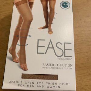 Therafirm Ease Sand Thigh High Socks 20-30 mmhg LL